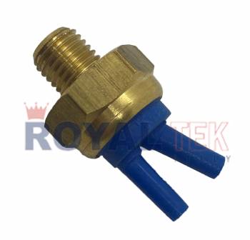 BULBO TERMOVALVULA ROYALTEK - TEMPERATURA DE TRABAJO 65 GRADOS / AISLANTE AZUL / FIAT DUNA --- OEM 7574406